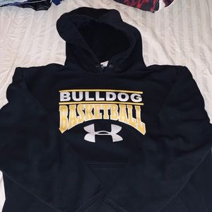 Bull Dog Basketball Under Armor Hoodie